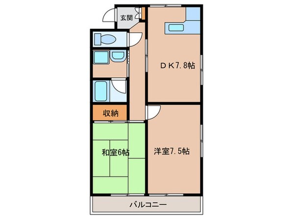 三陽ビルの物件間取画像